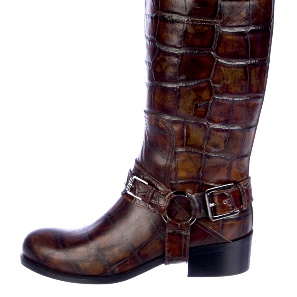 Dior Mid-Calf Biker Boots